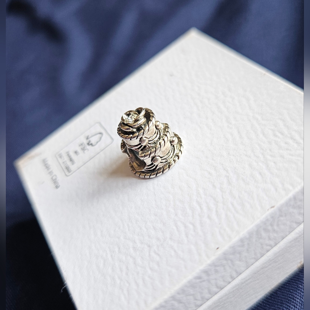 Chamilia 'Love Always ' Cake Sterling Silver Charm